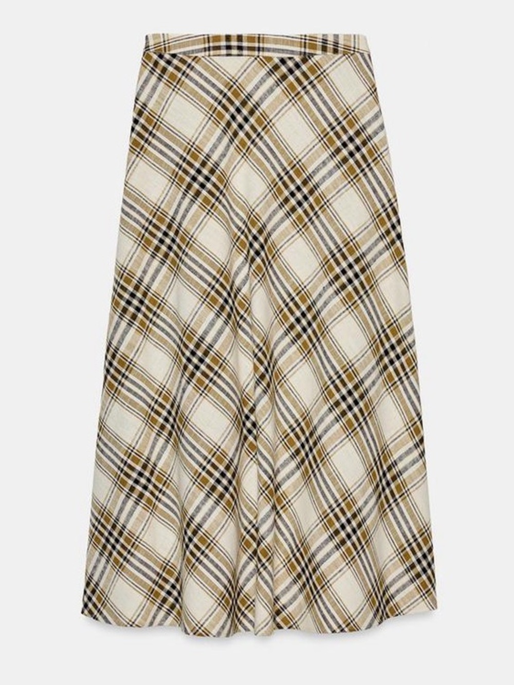Zara Asymmetric Plaid Skirt - Picture 8 of 8